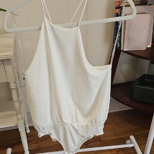 Francesca's Collections White Body Suit